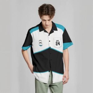 Papa's Lockout Racing Button-Up Shirt – Blue